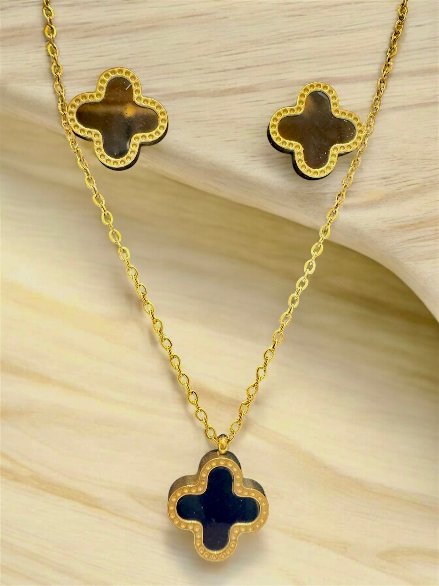 Black Clover Necklace