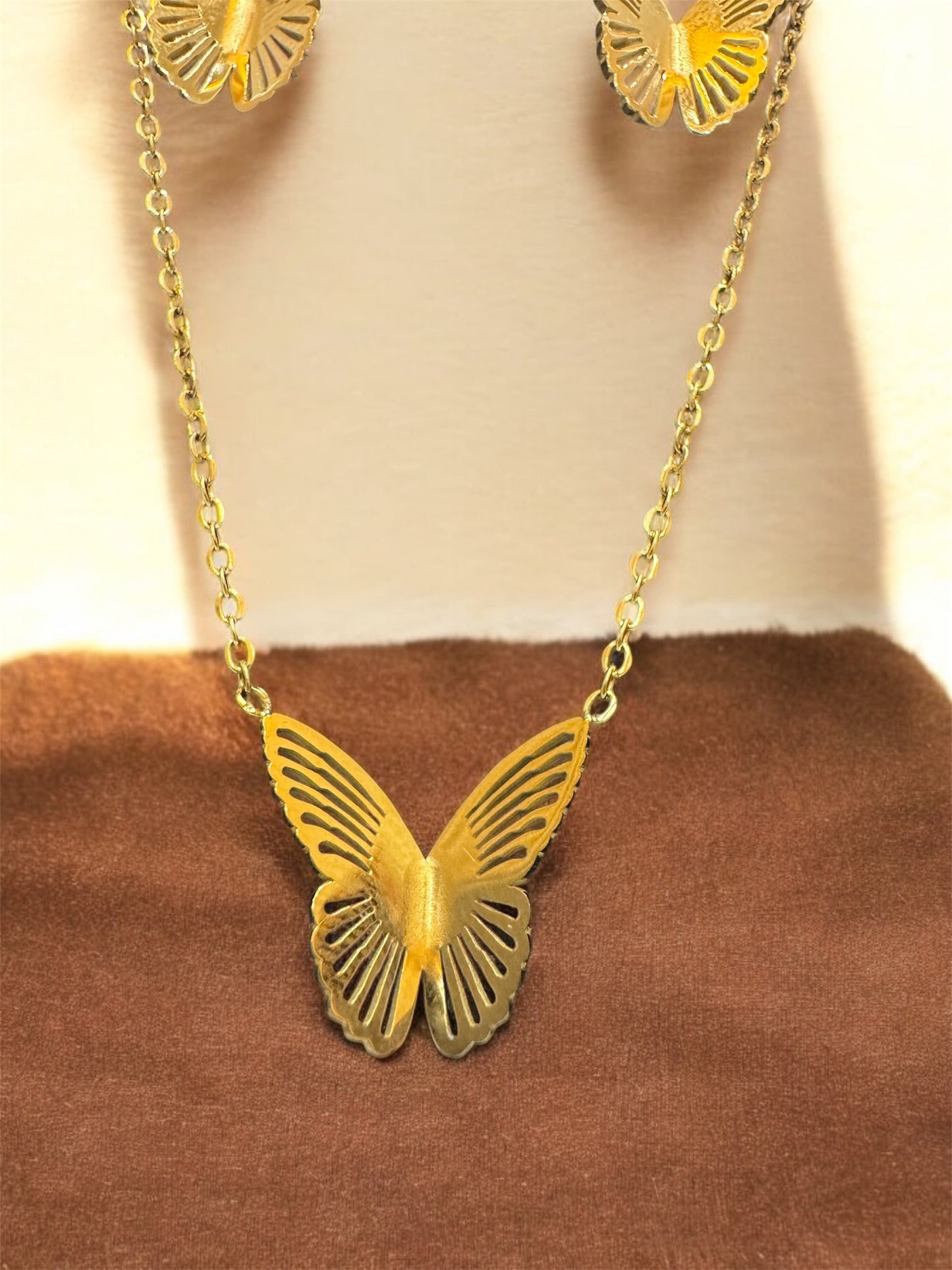 Gold Butterfly Necklace